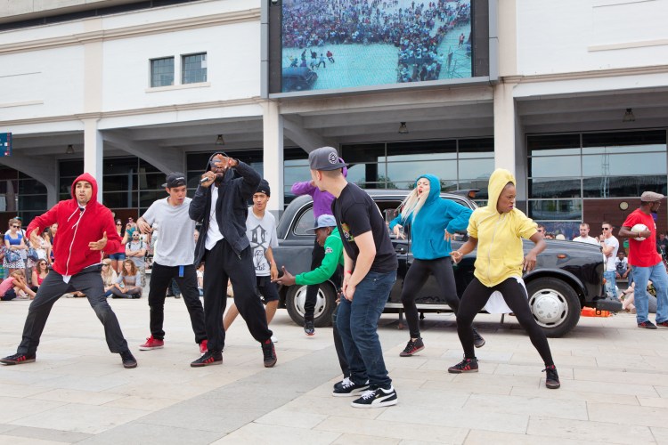 Avant Garda Dance with Re:Position young men's project, 'Taxi' at Dance Village, photo by Mark Simmons